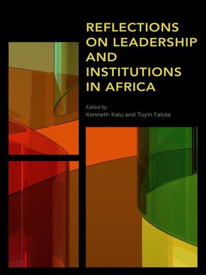 cover image of Reflections on Leadership and Institutions in Africa